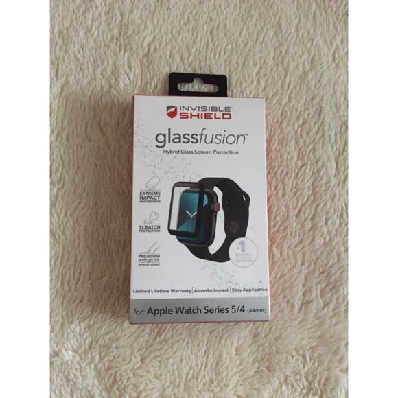 ZAGG InvisibleShield-Glass Fusion Apple Watch Series 5/4 - 44mm - Picture 1 of 2
